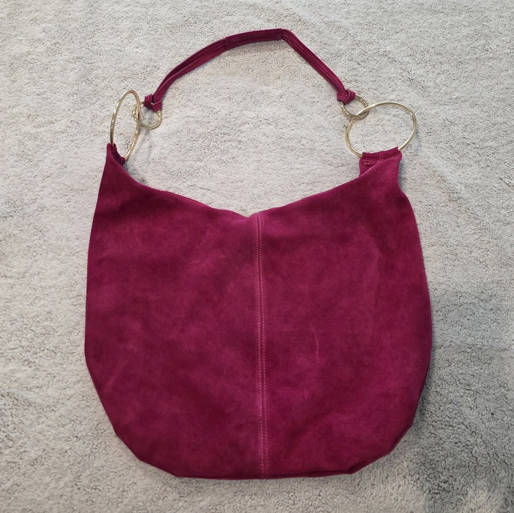 NWOT. Pink Suede Women's Bag TjMaxx